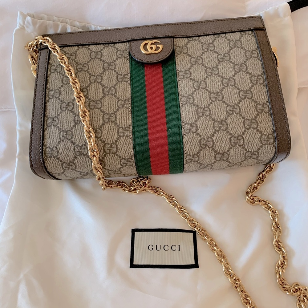Gucci Ophedia chain shoulder bag SZ. Small
